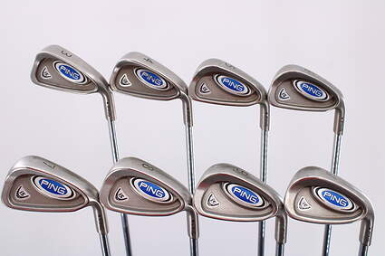 Ping i5 Iron Set 3-PW Nippon NS Pro 1050GH Steel Stiff Right Handed Black Dot 38.5in