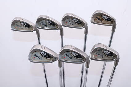 Ping i3 + Iron Set 4-PW Stock Steel Shaft Steel Stiff Right Handed Red dot 38.0in