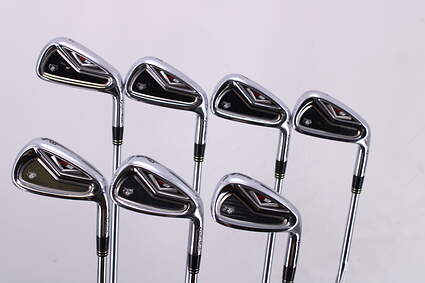 TaylorMade R9 Iron Set 4-PW Stock Steel Shaft Steel Stiff Right Handed 38.5in