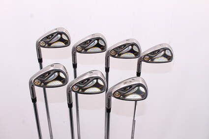 TaylorMade R7 Draw Iron Set 4-PW TM T-Step 90 Steel Regular Left Handed 38.5in