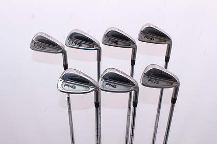 Ping S59 Iron Set 4-PW Stock Steel Shaft Steel Stiff Right Handed Blue Dot 37.75in