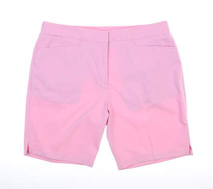 New Womens Puma Pounce Bermuda Shorts Large L Pale Pink MSRP $65 577944 04