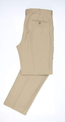New Mens Berle Golf Pants 35 x32 Khaki MSRP $90 25850