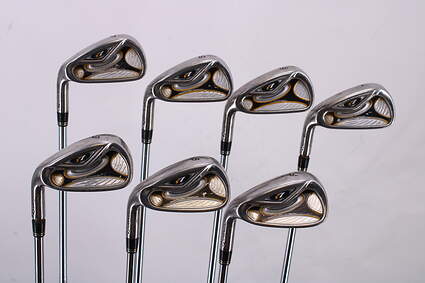 TaylorMade R7 Iron Set 4-PW TM T-Step 90 Steel Stiff Left Handed 38.0in