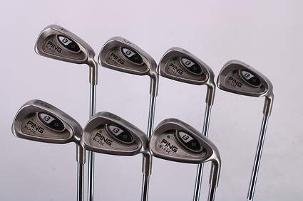 Ping i3 + Blade Iron Set 4-PW True Temper Steel Stiff Right Handed Green Dot 38.0in