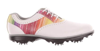 New Womens Golf Shoe Footjoy eMerge Medium 7 White/Multi MSRP $90 93901