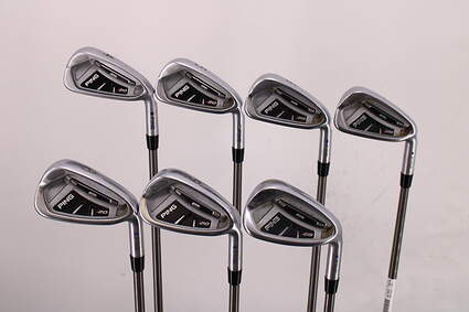 Ping I20 Iron Set 4-PW Aerotech SteelFiber i110cw Steel Stiff Right Handed Purple dot 38.25in