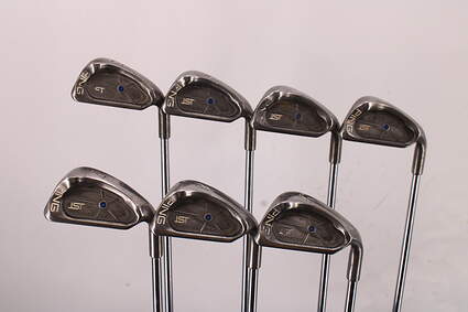 Ping ISI Iron Set 3-9 Iron Stock Steel Shaft Steel Regular Right Handed Blue Dot 38.0in