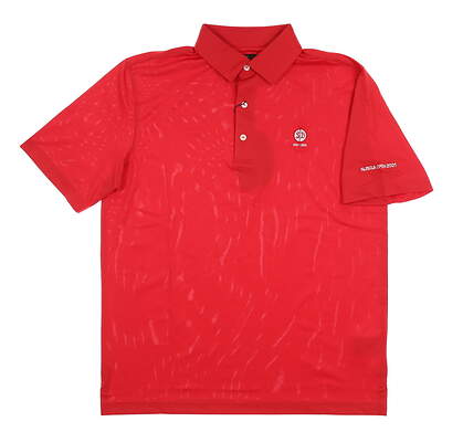 New W/ Logo Mens Greg Norman Golf Polo X-Large XL Red MSRP $50 G7S21K480