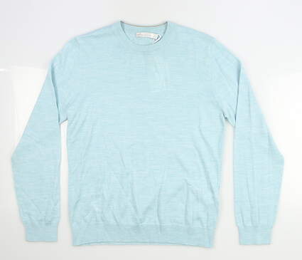 New Womens Peter Millar Golf Sweater M/L Blue MSRP $199 LF21S05