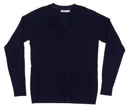 New Womens Peter Millar Robin Sport Sweater Small S Navy Blue MSRP $209