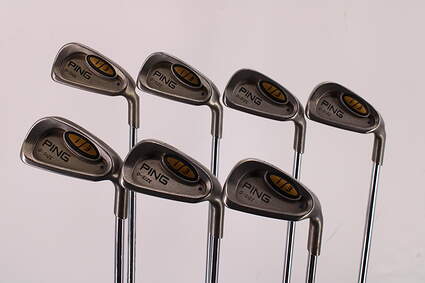 Ping i3 Oversize Iron Set 3-9 Iron Ping JZ Steel Stiff Right Handed Blue Dot 38.5in