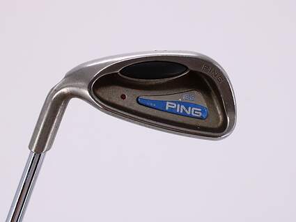 Ping G2 EZ Single Iron 9 Iron Stock Steel Shaft Steel Stiff Left Handed Red dot 36.75in