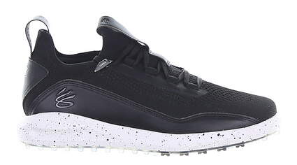 New Mens Golf Shoe Under Armour UA Curry 8 SL 10.5 Black MSRP $160 3023734-001
