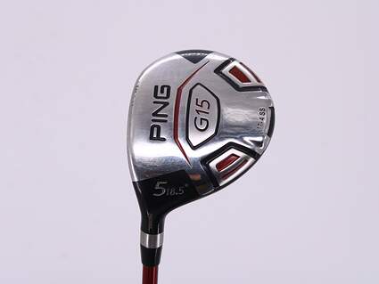 Ping G15 Fairway Wood 5 Wood 5W 18.5° Ping TFC 149F Graphite Stiff Left Handed 42.25in