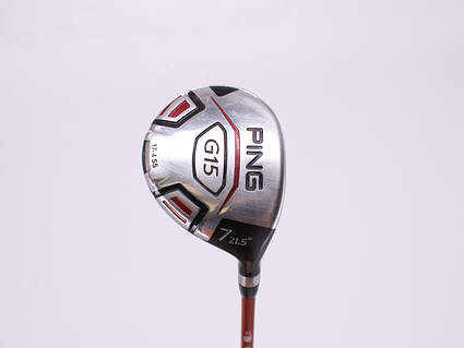 Ping G15 Fairway Wood 7 Wood 7W 21.5° Accra Dymatch ST S1-55 Graphite Stiff Right Handed 42.25in