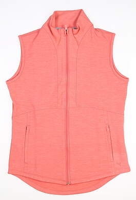 New Womens Puma Cloudspun Daybreak Vest Small S Carnation Pink MSRP $75