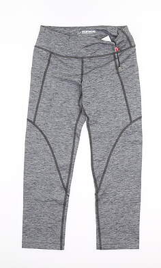 New Womens SUNICE Gracie Practice Cropped Leggings X-Small XS Charcoal MSRP $80