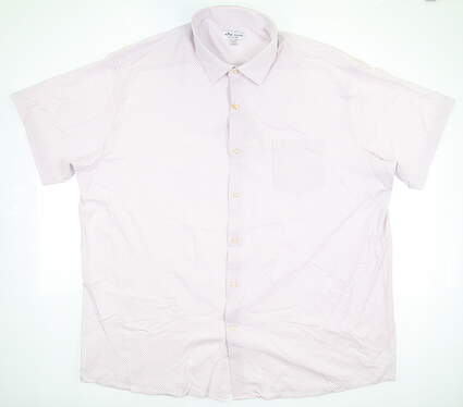 New Mens Peter Millar Short Sleeve Button Up XX-Large XXL Multi MSRP $145