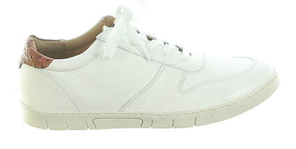New Mens Golf Shoe T.B. Phelps Daytona Sneaker Medium 9.5 White Floater MSRP $200 3020-M-70-09.5