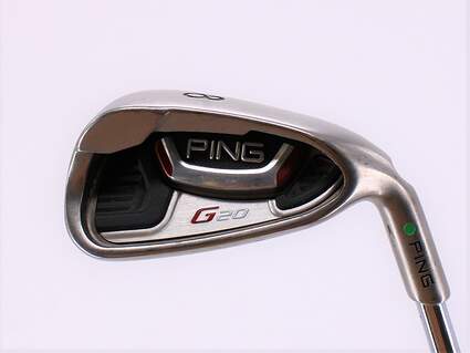 Ping G20 Single Iron 8 Iron Ping CFS Steel Stiff Right Handed Green Dot 36.75in