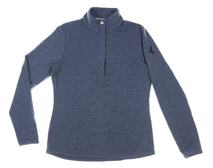 New W/ Logo Womens Fairway & Greene Pullover Small S Blue MSRP $125