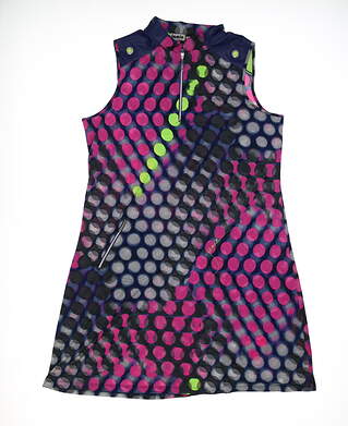 New Womens Jamie Sadock Golf Dress Large L Multi MSRP $120 72409