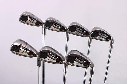 Ping G20 Iron Set 4-PW Ping CFS Steel Stiff Right Handed Black Dot 37.75in