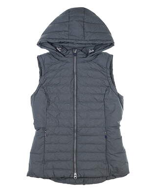 New Womens Zero Restriction Lily Down Vest Small S Gray MSRP $210