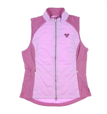 New W/ Logo Womens Zero Restriction Tess Vest Large L Lilac Quartz MSRP $140 L324L