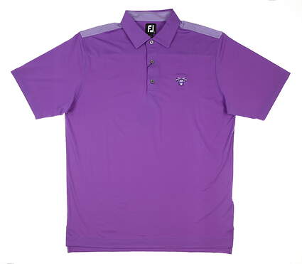 New W/ Logo Mens Footjoy Four Dot Polo X-Large XL Purple MSRP $77 26221