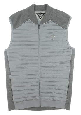 New W/ Logo Mens Adidas Adipure Hybrid Vest Medium M Gray MSRP $70 EJ6239