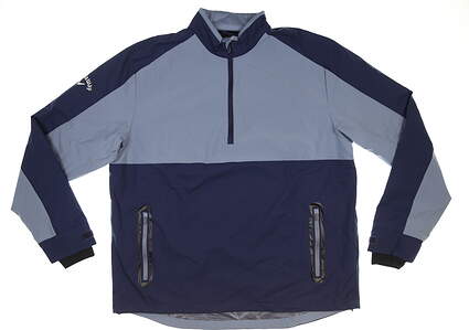 New Mens Callaway Golf Wind Jacket Large L Blue MSRP $85 CGRF90L5GG