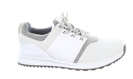 New Mens Golf Shoe True Linkswear Major Medium 9.5 White/Grey MSRP $160