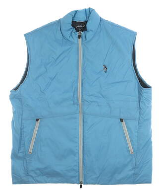 New W/ Logo Mens Johnnie-O Golf Vest X-Large XL Blue MSRP $178 JMVT1320(FOX)