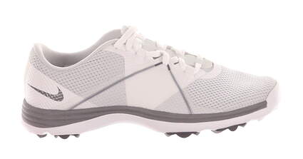 New Womens Golf Shoe Nike Lunar Summer Lite Medium 6 White/Grey MSRP $100 628539-002