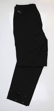 New Mens Puma Golf Rain Pants Designed for Bryson DeChambeau Medium M x32 Black MSRP $220 595416-01