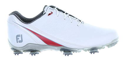 New Mens Golf Shoe Footjoy DNA Medium 10 White/Red MSRP $200 53310