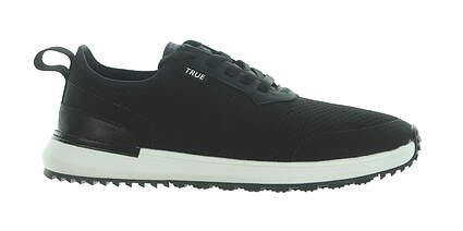 New W/O Box Mens Golf Shoe True Linkswear True Lux Knit Medium 10 Player Black (Shoe Bag Included) MSRP $185
