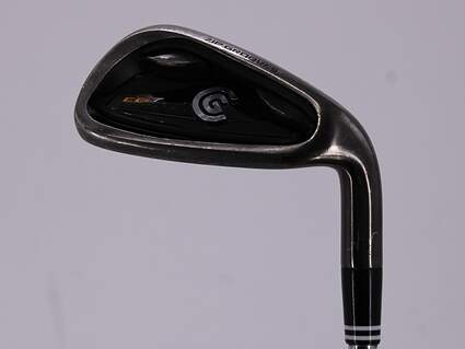 Cleveland CG7 Black Single Iron Pitching Wedge PW Stock Steel Shaft Steel Stiff Right Handed 35.75in