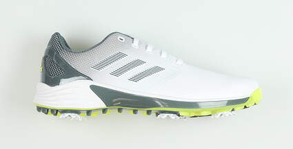New Mens Golf Shoe Adidas ZG21 Wide 9.5 White/Grey MSRP $180 FX6627