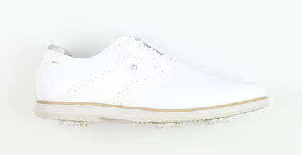 New Womens Golf Shoe Footjoy 2021 Traditions Medium 9.5 White MSRP $100 97901