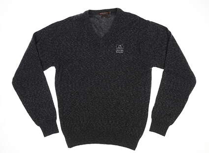 New W/ Logo Mens Peter Millar Golf Sweater Medium M Gray MSRP $495 MF14RS29