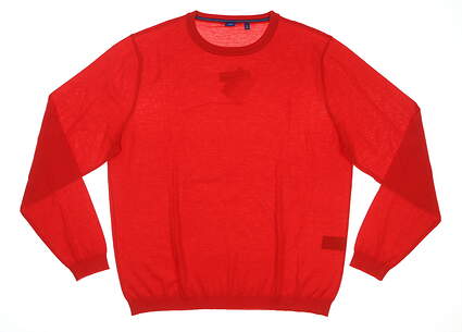 New Mens Footjoy 1857 Cashmere Crewneck Sweater X-Large XL Red MSRP $325 24758