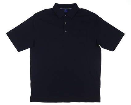 New Mens Footjoy Golf Polo Large L Navy Blue MSRP $99 26442