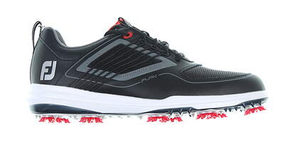 New Mens Golf Shoe Footjoy FJ Fury Medium 9.5 Black 51103 MSRP $190