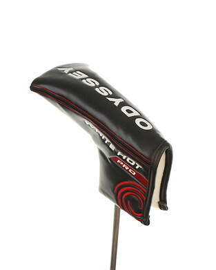 Odyssey White Hot Pro Blade Putter Headcover Black/Red