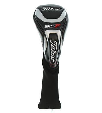 Used Titleist 915F Fairway Wood Headcover W/ Adjustable Tag Black/Red/White