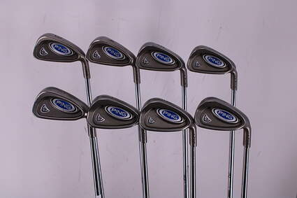 Ping i5 Iron Set 3-PW Ping AWT Steel Stiff Right Handed Black Dot 37.75in