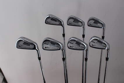 Nike Forged Pro Combo OS Iron Set 4-PW Stock Steel Shaft Steel Stiff Right Handed 38.0in